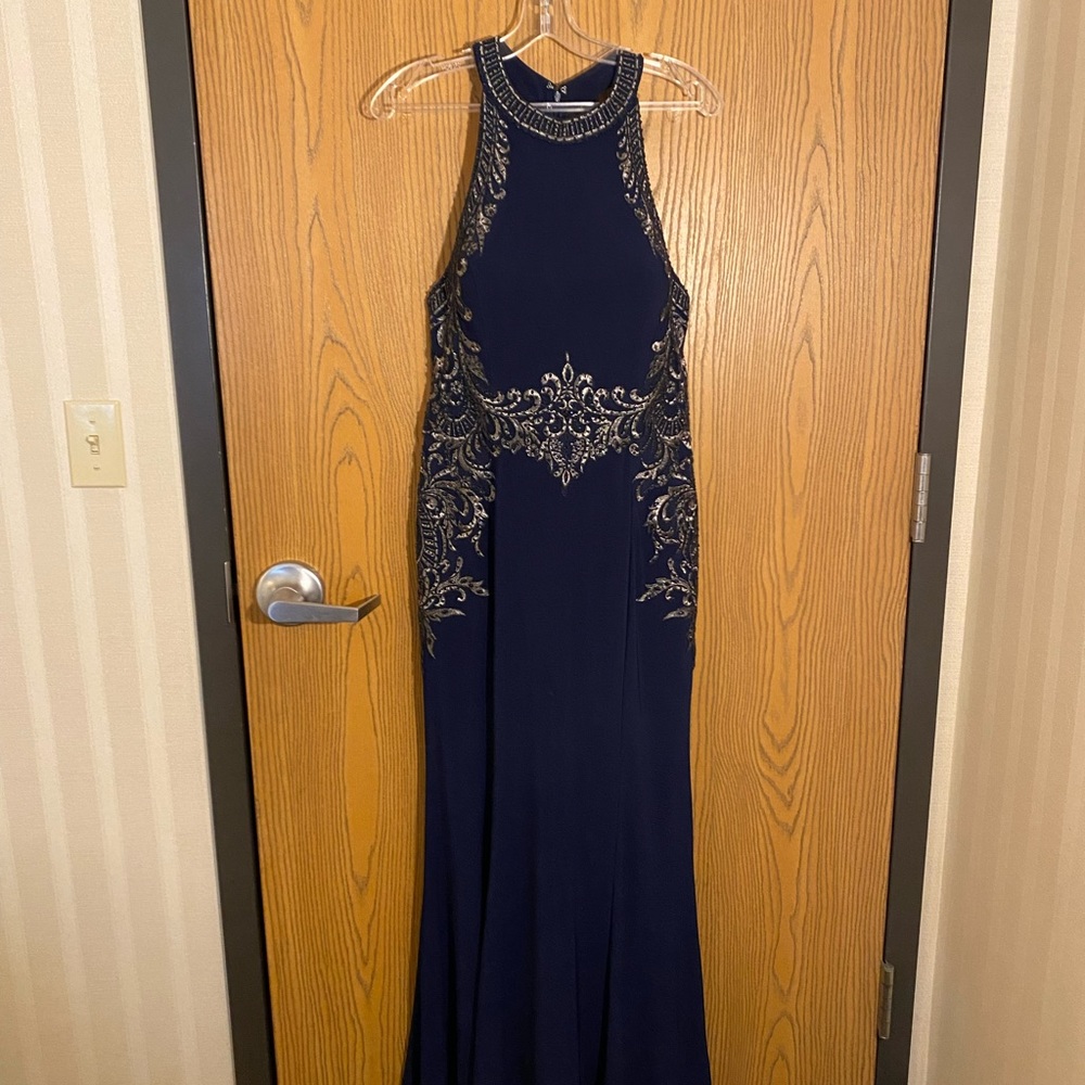 Morilee MGNY Racerback Evening Gown